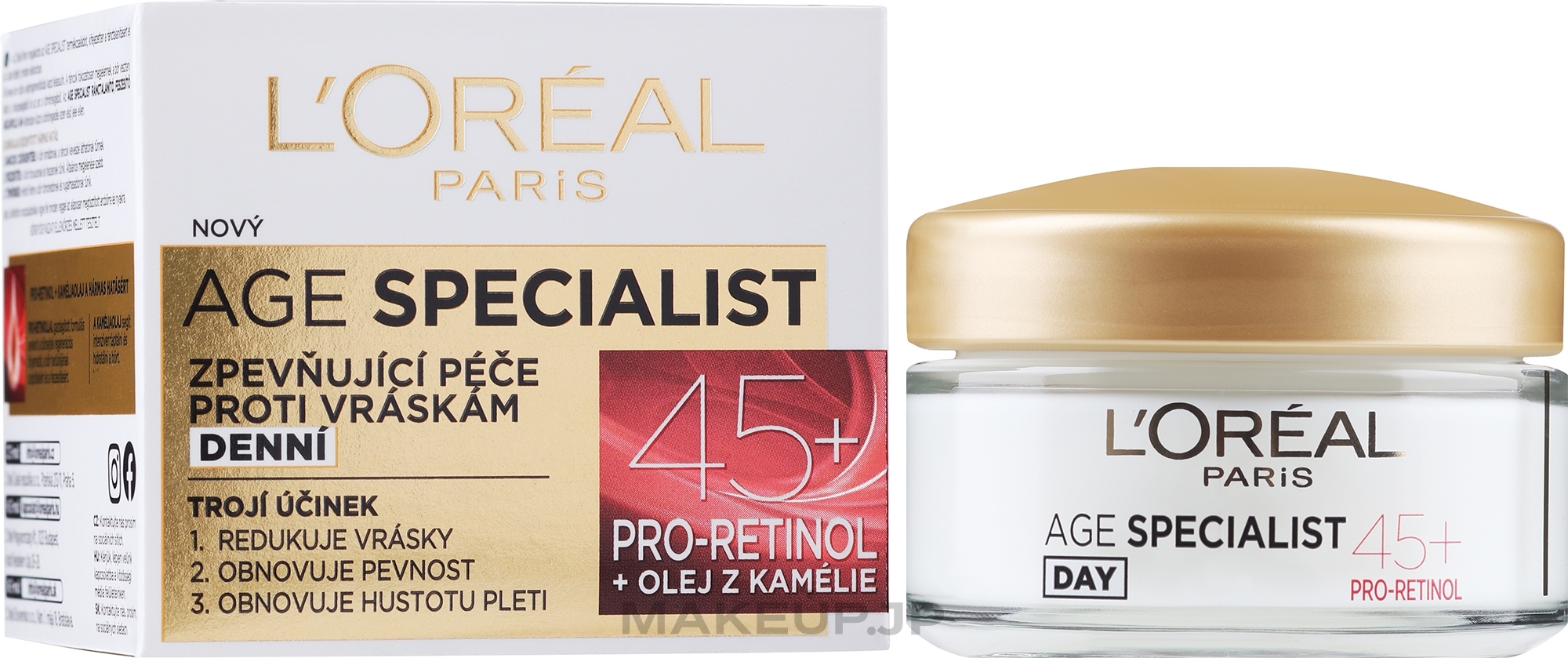 Anti-Wrinkle Day Cream - L'Oreal Paris Age Specialist 45+ — photo 50 ml
