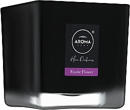 Fragrances, Perfumes, Cosmetics Aroma Home Black Series Exotic Flower - Scented Candle