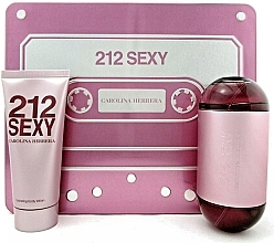 Fragrances, Perfumes, Cosmetics Carolina Herrera 212 Sexy - Set (edp 100ml + b/l 100ml) 