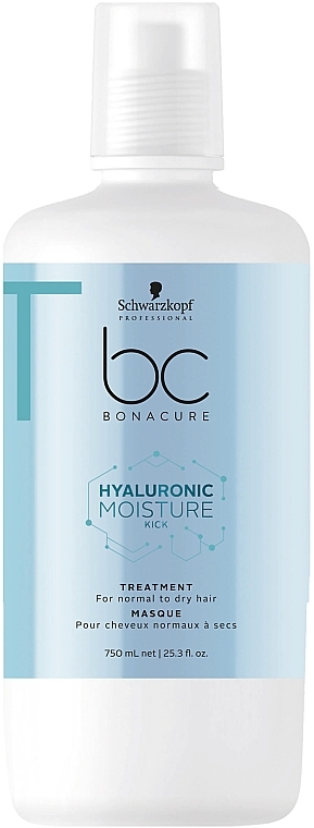 Moisturizing Hair Care Mask - Schwarzkopf Professional Bonacure Hyaluronic Moisture Kick Treatment — photo N3