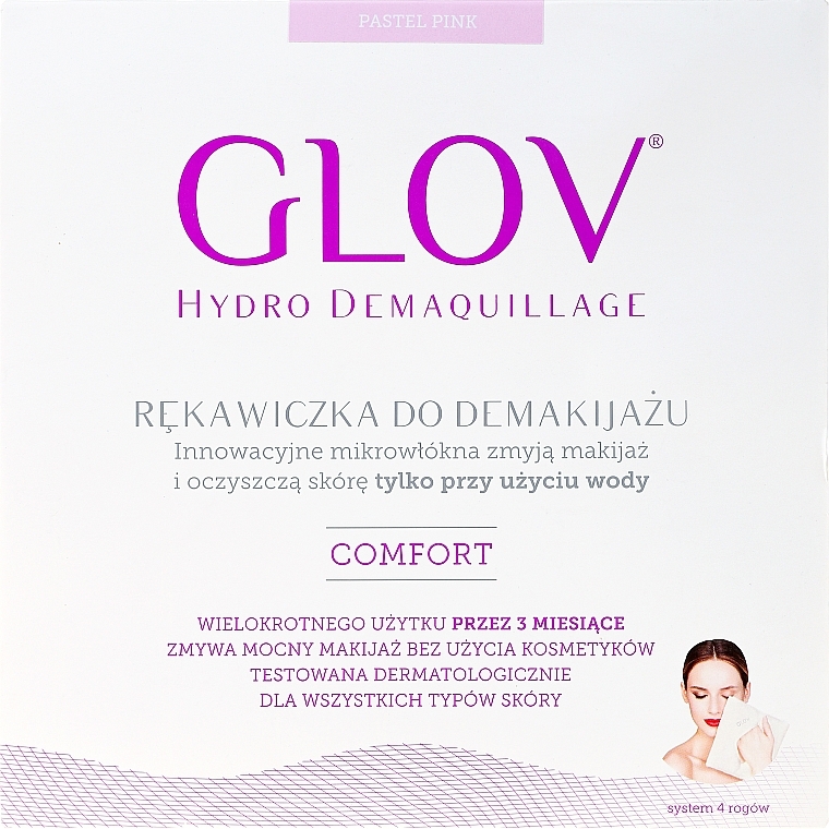 Makeup Remover Glove - Glov Comfort Hydro Cleanser Coy Rosie — photo N2