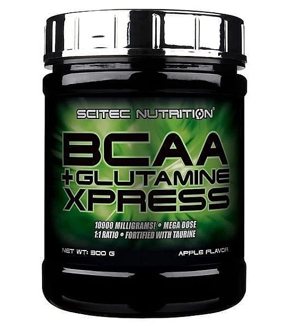 Amino Acid - Scitec Nutrition BCAA + Glutamine xPress Apple — photo N1