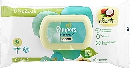 Baby Wet Wipes, 42 pcs - Pampers Harmonie Coco Baby Wipes — photo N2