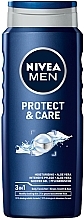 Set - NIVEA Men Protect & Care (sh/gel/250ml + water/50ml + f/b/cr/75ml) — photo N5