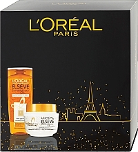 Fragrances, Perfumes, Cosmetics Set - L'Oreal Paris Elvive Extraordinary Oil Coconut Shampoo (shmp/250ml + mask/300ml)