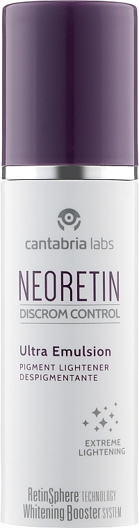 Brightening Emulsion for All Skin Types - Cantabria Labs Neoretin Discrom Control Ultra Emulsio — photo N2