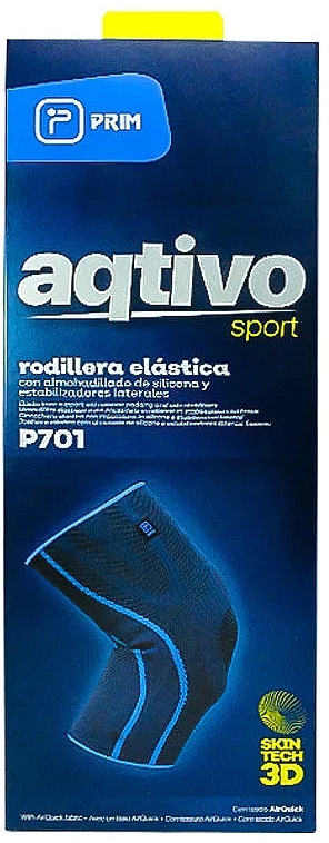 Elastic Knee Brace, size S - Prim Aqtivo Sport — photo N1