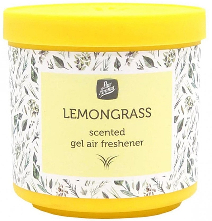 Lemongrass  Gel Air Freshener - Pan Aroma Lemongrass Scented Gel Air Freshener — photo N1