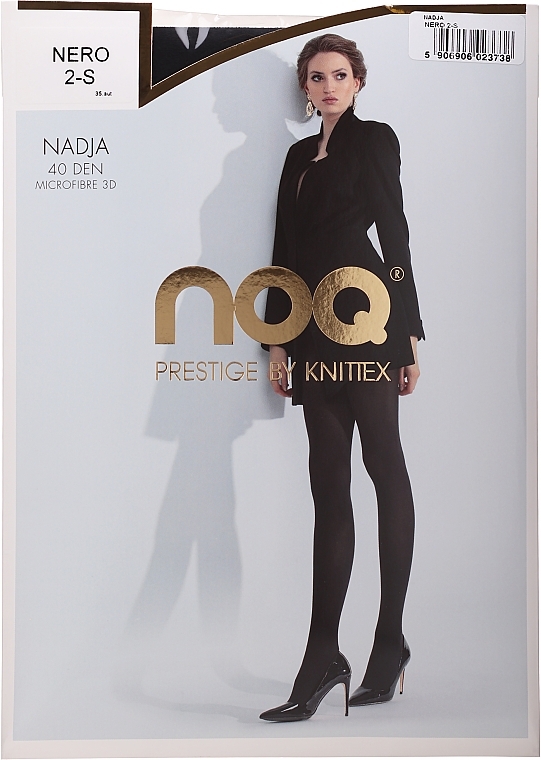 Women Tights "Nadja" 40 Den, nero - Knittex — photo N1
