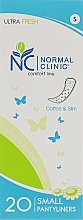 Fragrances, Perfumes, Cosmetics Daily Liners "Comfort Ultra Fresh. Cotton & Slim", 150 mm, 20 pcs - Normal Clinic