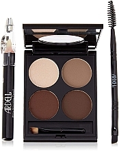 Coloring & Defining Brow Kit - Ardell Brow Defining Kit (palette/4g + wax/2.3g + brush) — photo N2