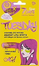 Hydrogel Collagen & Banana Eye Patches - 7 Days Cheerful Tuesday Hydrogel Eye Patches — photo N2