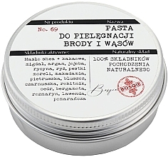 Fragrances, Perfumes, Cosmetics Beard & Mustache Paste - Bosqie Paste For Beard And Mustache Care