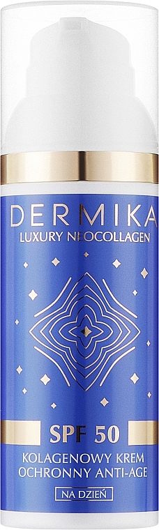 Protective Anti-Aging Collagen Day Cream - Dermika Luxury Neocollagen SPF50 — photo N1