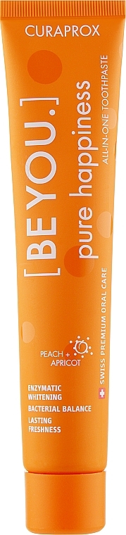 Peach & Apricot Toothpaste - Curaprox Be You Pure Happiness Toothpaste — photo N3