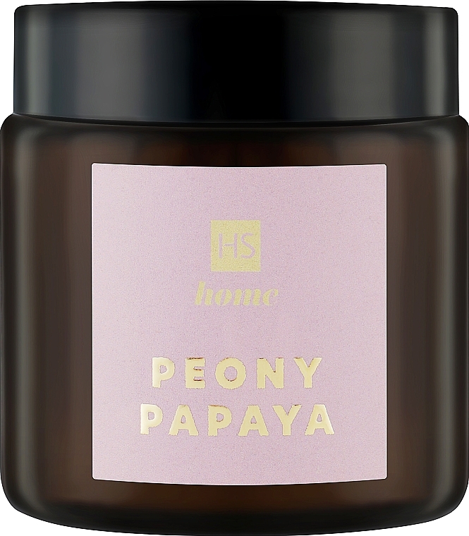 Natural Soy Candle with Peony & Papaya Scent - HiSkin Home — photo N1