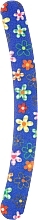 Fragrances, Perfumes, Cosmetics Banana Nail File 180/180, 2021, dark blue & flowers - Donegal