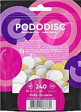 Pododisc M Refills, 240 grit, on soft base - Staleks Pro — photo N1