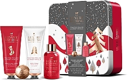 Fragrances, Perfumes, Cosmetics Set - Grace Cole The Luxury Bathing Toasted Praline & Sweet Vanilla Set (sh/gel/50ml + b/cr/50ml + h/cr/50ml + bath/bomb/25g)