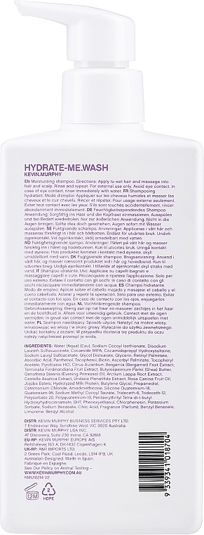 Intensive Moisturizing Shampoo - Kevin Murphy Hydrate-Me Wash Shampoo — photo N4