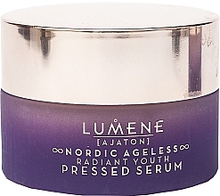 Fragrances, Perfumes, Cosmetics Age Related Changes Correction Pressed Serum - Lumene Nordic Ageless [Ajaton] Radiant Youth Pressed Serum