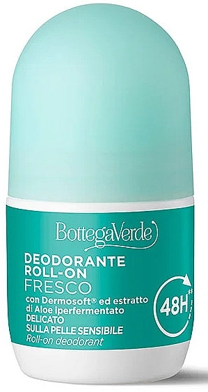 Roll-On Deodorant with Hyperfermented Aloe Extract - Bottega Verde 48H Roll-On Deodorant With Dermosoft And Hyperfermented Aloe Extract — photo N1