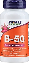 Fragrances, Perfumes, Cosmetics Vitamins B-50 - Now Foods Vitamin B-50