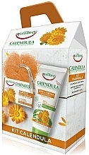 Fragrances, Perfumes, Cosmetics Set - Equilibra Calendula (cr/100ml + soap/100g + sponge)