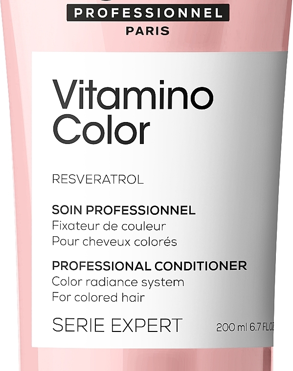 Hair Colour Protection Conditioner - L'Oreal Professionnel Serie Expert Vitamino Color Resveratrol Conditioner — photo N17