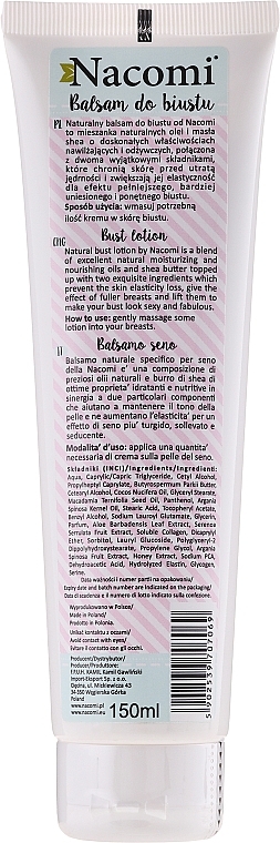 Bust Lotion - Nacomi Bust Lotion — photo N2