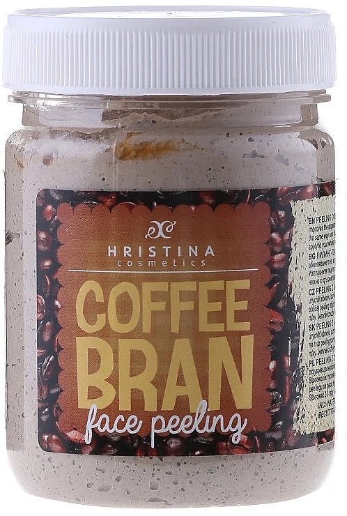 Coffee Bran Face Peeling - Hristina Cosmetics Coffee Bran Face Peeling — photo N1