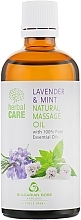 Massage Oil "Lavender & Mint" - Bulgarian Rose Herbal Care Natural Massage Oil — photo N1
