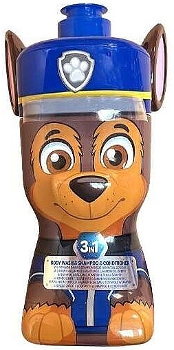 Chase Shampoo-Gel 3in1 - Air-Val International Paw Patrol Chase Body Wash & Shampoo & Conditioner — photo N1