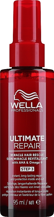 Serum for All Hair Types - Wella Professionals Ultimate Repair Miracle Hair Rescue With AHA & Omega-9 — photo N16