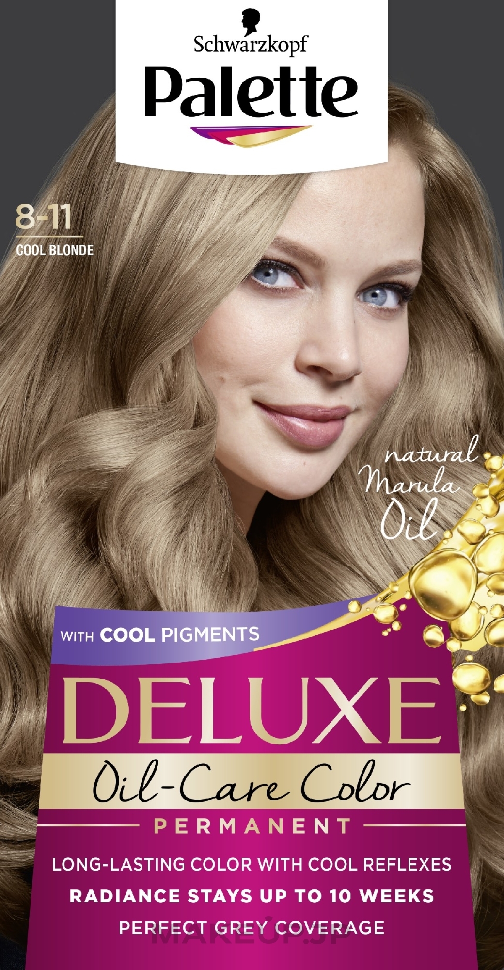 Permanent Hair Color - Palette Deluxe Oil-Care Color 3 Ks — photo 8-11