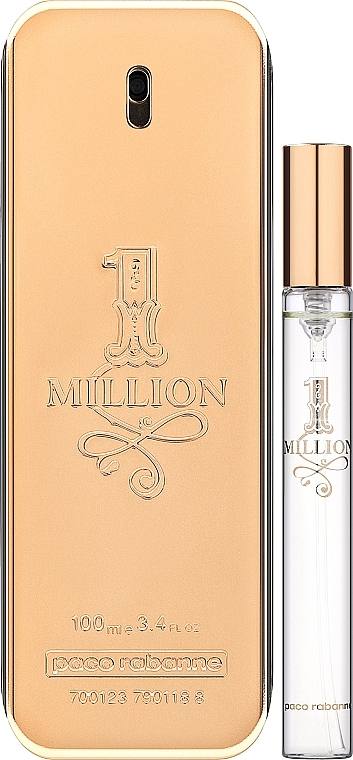 Paco Rabanne 1 Million - Set (edt/100ml + edt/10ml) — photo N2