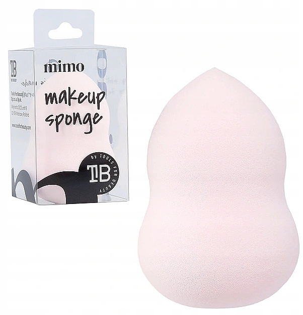 Pear Makeup Sponge, powder-pink - Tools For Beauty MiMo Sponge Powder Pink — photo N1