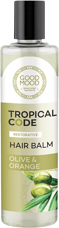 Olive Oil & Orange Blossom Extract Conditioner - Good Mood Tropical Code Restorative Hair Balm Olive & Orange — photo N1