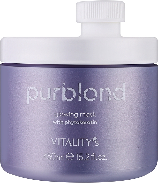 Blonde Hair Mask - Vitality's Purblond Glowing Mask — photo N1