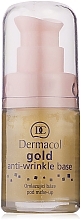 Fragrances, Perfumes, Cosmetics Rejuvenating Makeup Base with Active Gold - Dermacol Base Gold Anti-Wrinkle (pump)