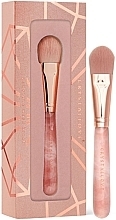 Fragrances, Perfumes, Cosmetics Rose Quartz Mask Brush - Crystallove Rose Quartz Mask Brush