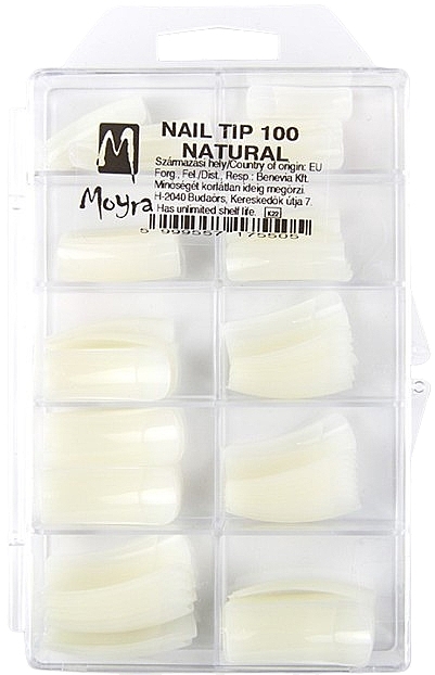 Nail Extension Tips, natural - Moyra Nail Type Natural — photo N1