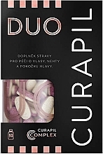 Fragrances, Perfumes, Cosmetics Dietary Supplement for Hair, Scalp & Nail Health - Curapil Duo