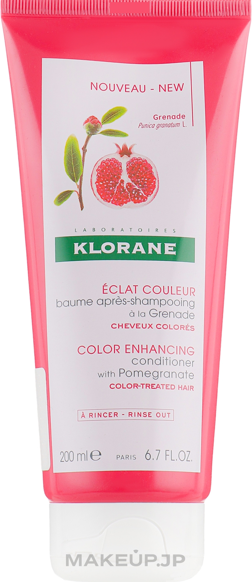 Hair Conditioner - Klorane Color Enhancing Conditioner With Pomegranate — photo 200 ml