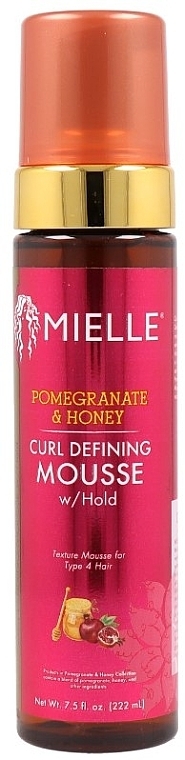 カーリー ヘア用 ムース - Mielle Organics Pomegranate & Honey Curl Defining Mousse — photo N1