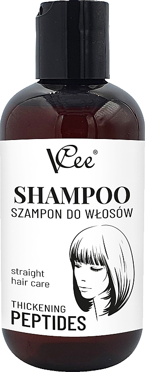 Peptide Shampoo for Straight Hair - VCee Thickening Shampoo For Straight Hair With Peptides — photo N1