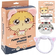 Set - Mond'Sub Funny Kitty Set (f/mask/24 ml + cosmetic/bandage/1 szt)  — photo N1