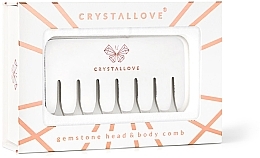 Scalp & Body Comb, stainless steel - Crystallove Cryo Ice Comb — photo N7