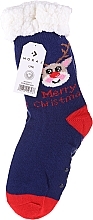 Fragrances, Perfumes, Cosmetics Warm Christmas Socks, CDW800-605, blue - Moraj