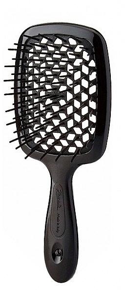 Hair Brush 55SP226, carbon, black - Janeke Superbrush — photo N1